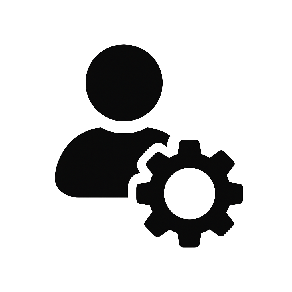 icon representing OEM services for water bottle manufacturing